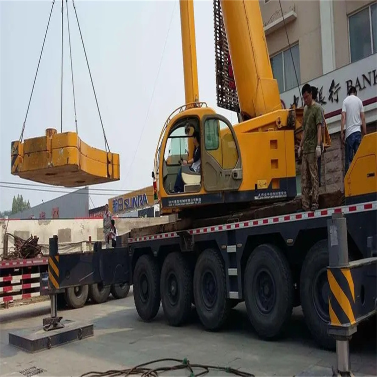 中平镇当地吊车出租|机器吊装|75吨|工厂搬迁服务